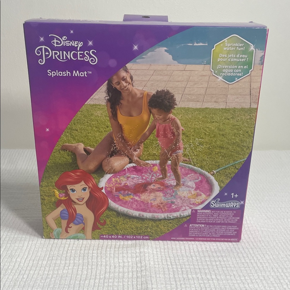 Disney Princess Splash Mat - Purple and Pink